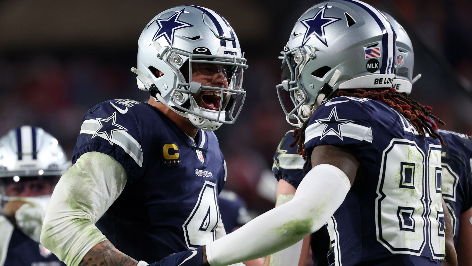 Dak Prescott and CeeDee Lamb